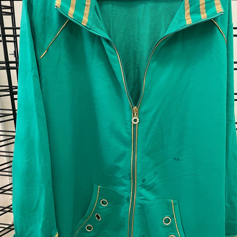 3 piece set Jacket, knee pants, and tank top size 3x Quacker Factory